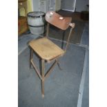 Metal Framed Industrial Chair