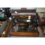 Vintage Singer Manual Portable Sewing Machine