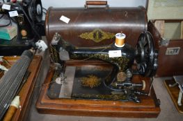 Vintage Singer Manual Portable Sewing Machine