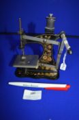 Vintage Tinplate Toy Sewing Machine