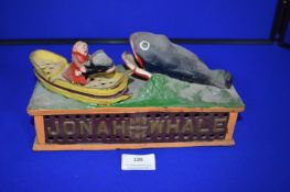 Reproduction Cast Iron Moneybox - Jonah and the Whale