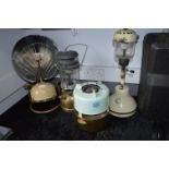 Paraffin Lamps and Boiler plus Tilley Lamp