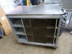 *Grundy Serving Trolley with Hinge Shelf