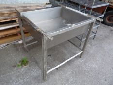 *Fish Preparation Sink Unit 93x80x97cm