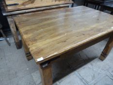 Heavy Wooden Dining Table ~135x91x78cm