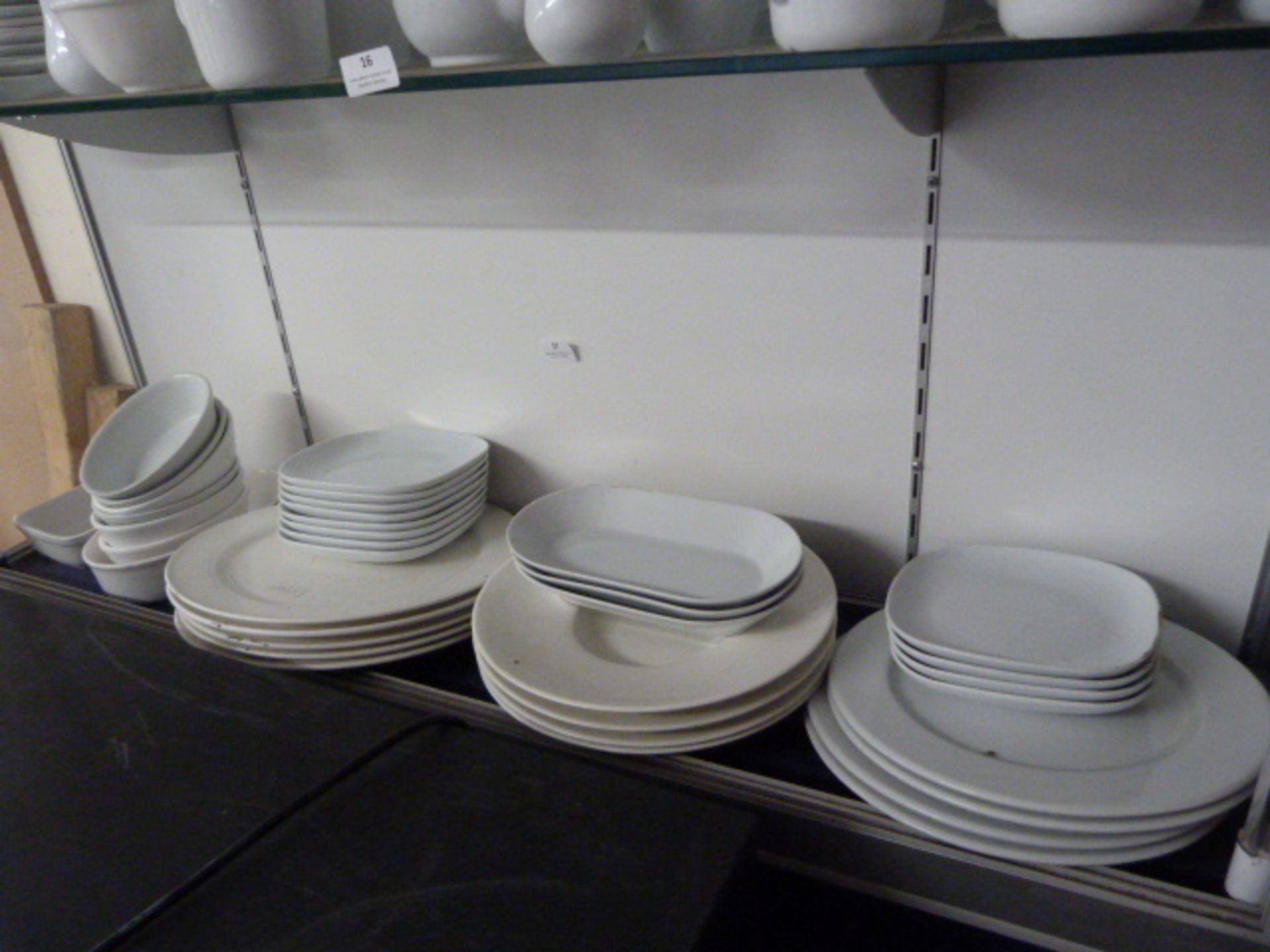 Quantity of White China Including Dishes, Plates,