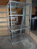 Four Tier Trolley Rack