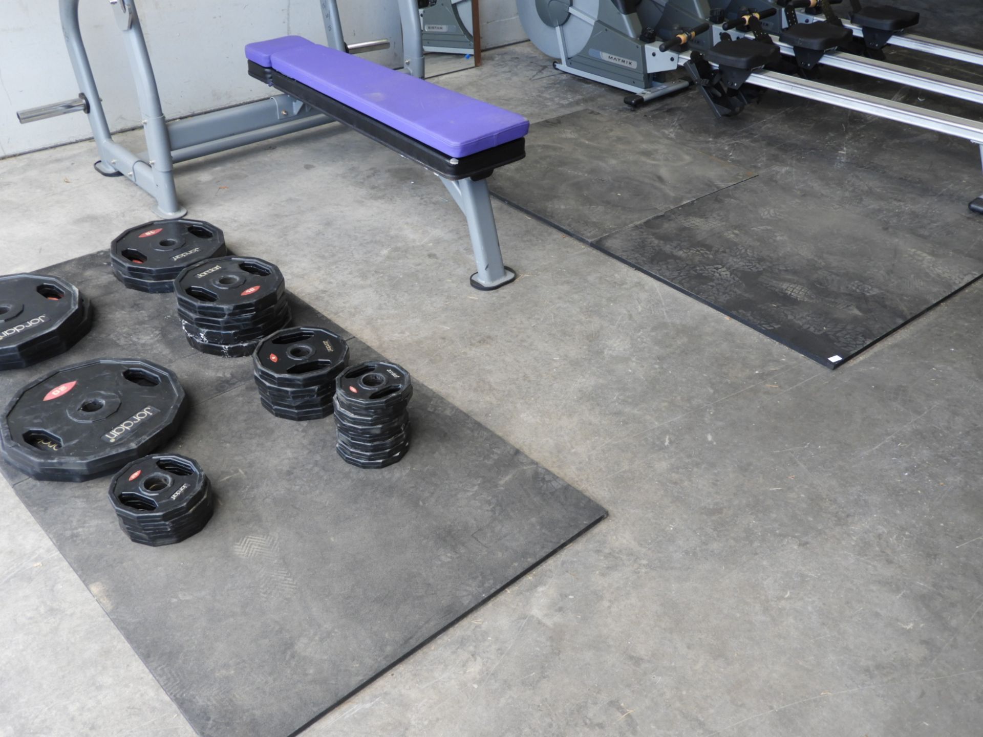 *Four Sets of Rubber Gym Mats