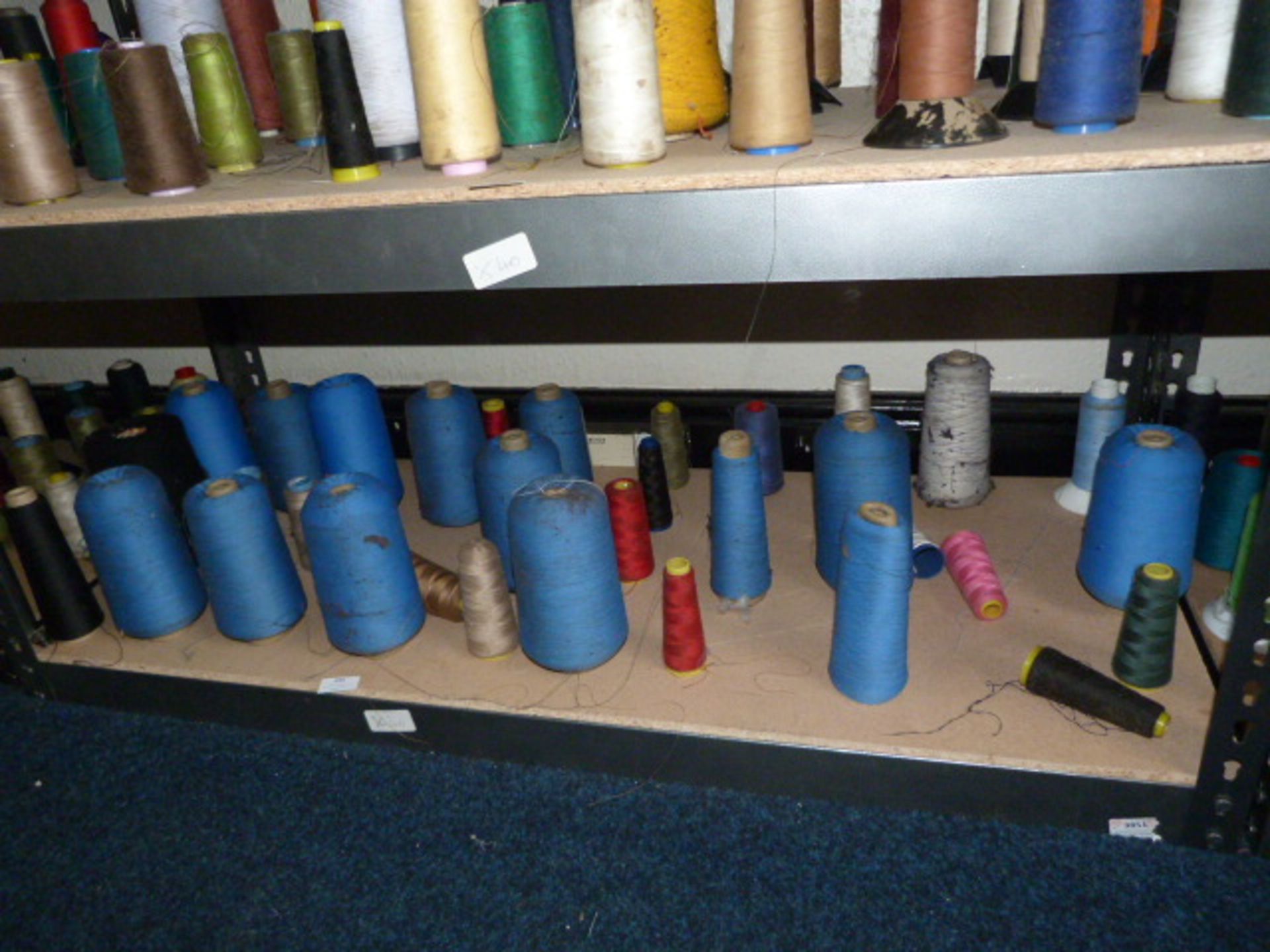 ~40 Spools of Assorted Part Used Thread and Yarn