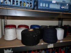 ~15 Spools of Assorted Part Used Thread and Yarn