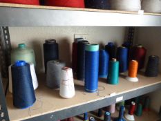 ~18 Spools of Assorted Part Used Thread and Yarn