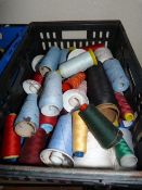 ~50 Spools of Assorted Part Used Thread and Yarn