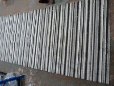 Grey & Black Stripped Rug ~400x125cm