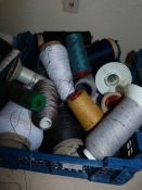 ~20 Spools of Assorted Part Used Thread and Yarn
