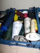 ~15 Spools of Assorted Part Used Thread and Yarn