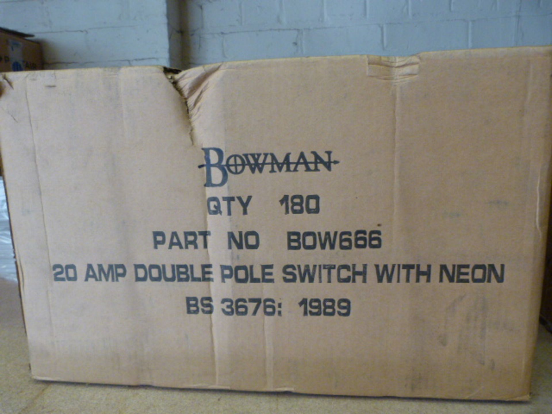 *One Box of 180 20A Double Pole Switches with Neon - Image 3 of 3