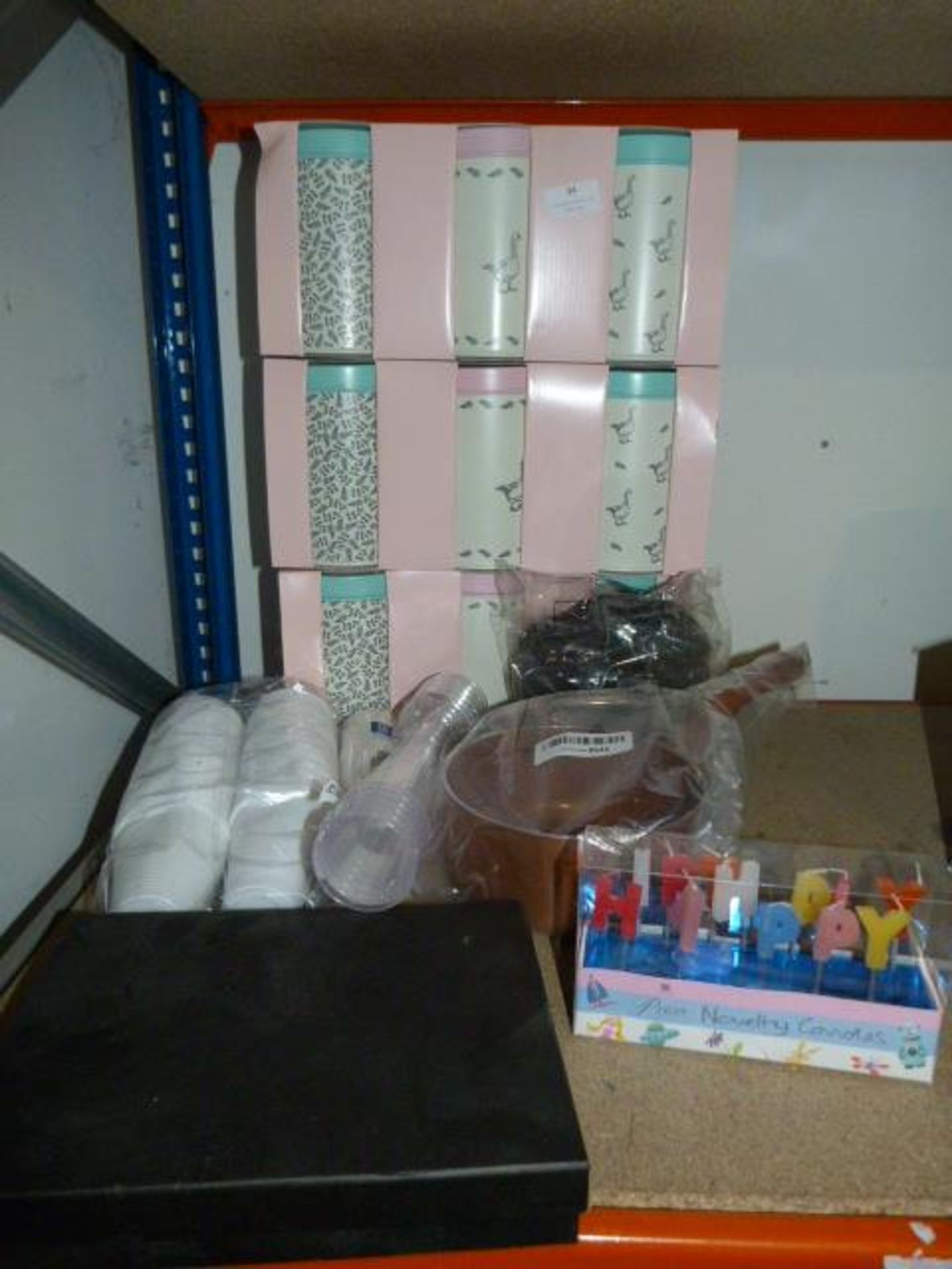 *Three Sets of Storage Tins, Plastic Cups, Novelty