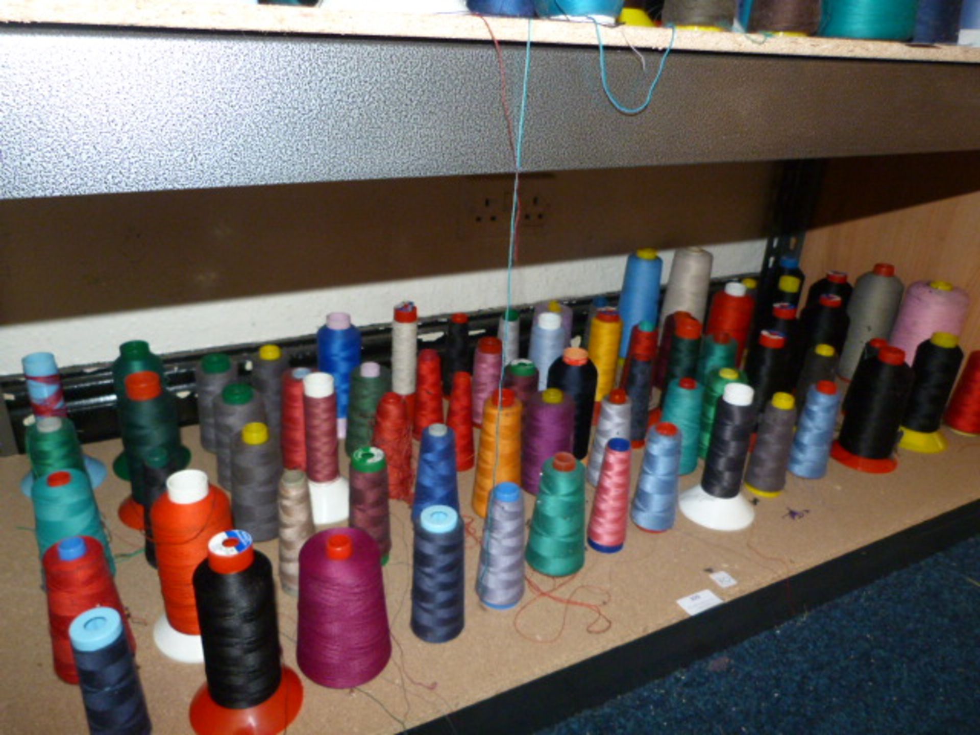 ~70 Spools of Assorted Part Used Thread and Yarn