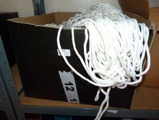 Large Quantity of White Elasticated Cord