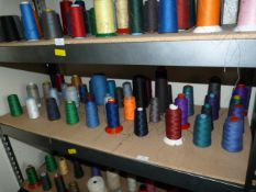 ~40 Spools of Assorted Part Used Thread and Yarn
