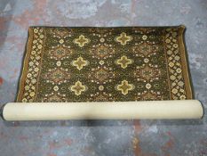 Green & Brown Rug ~225x160cm