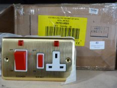 Box of 10 Switch Plates CCU45A SWSKT13AWHT