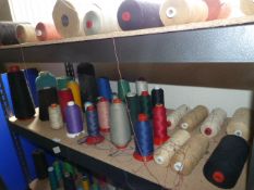 ~32 Spools of Assorted Part Used Thread and Yarn