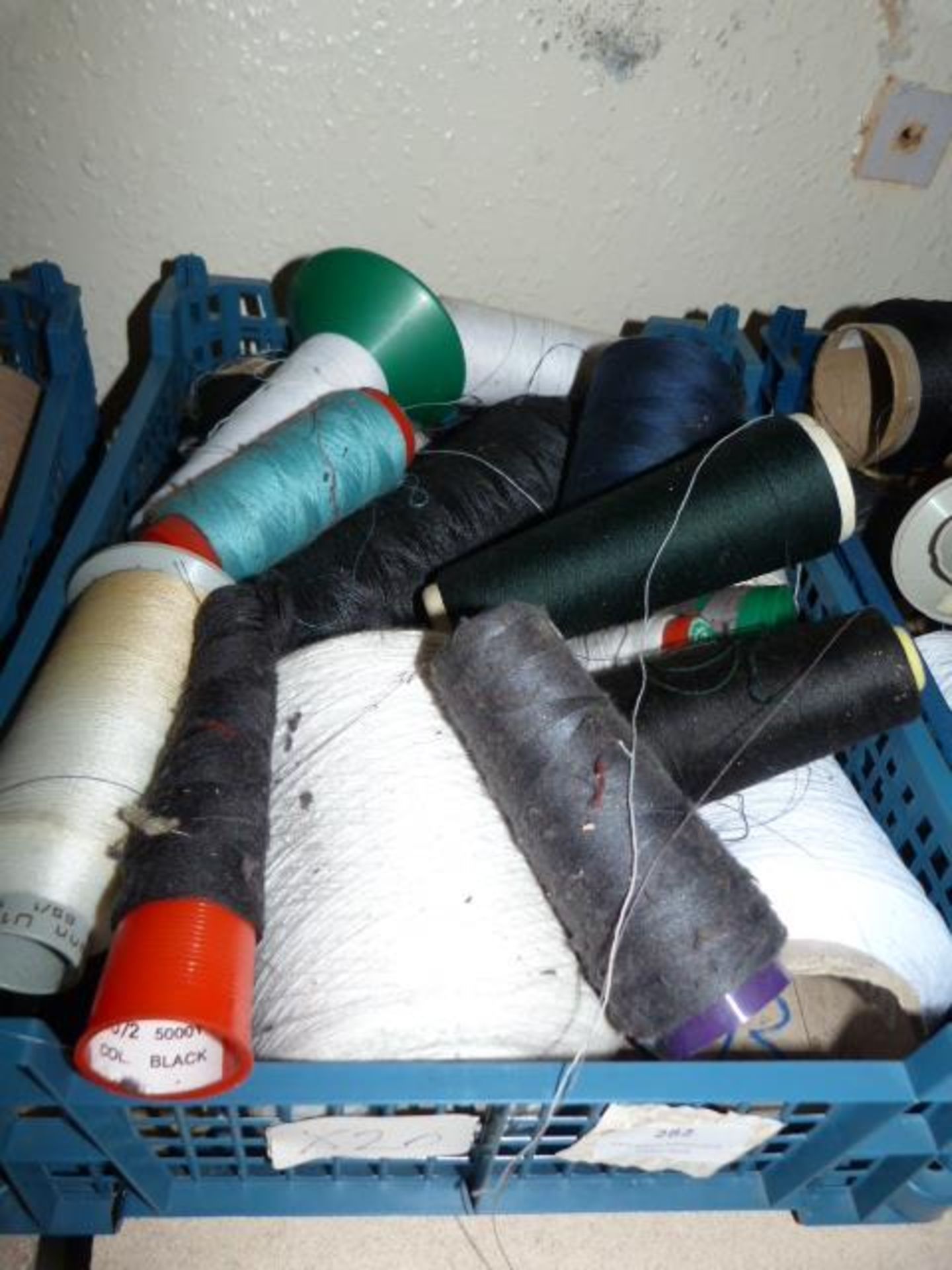 ~20 Spools of Assorted Part Used Thread and Yarn