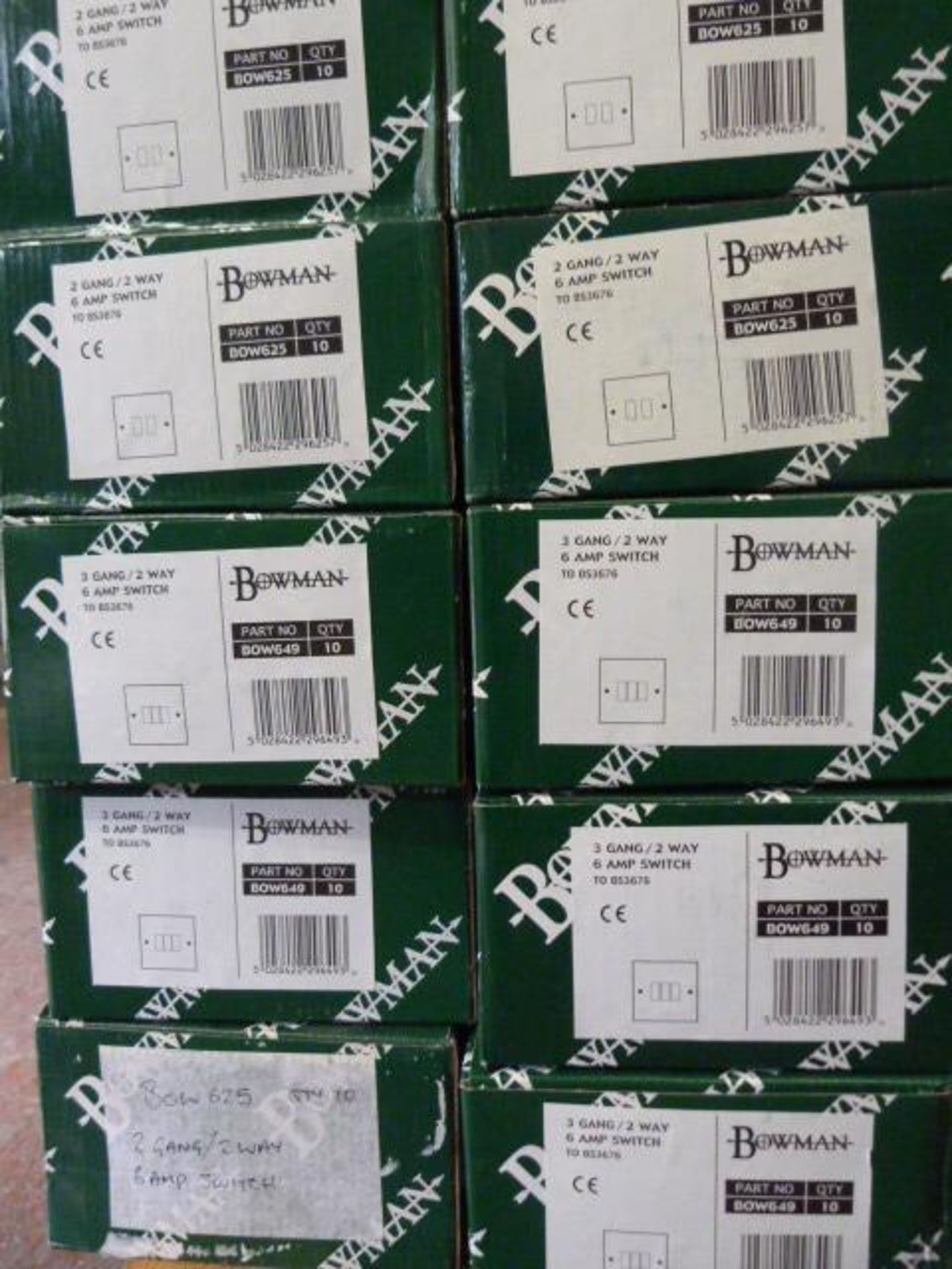 *Mixed Pallet - 2 Way Switches, Pattress Boxes, Dry Lining Boxes, Blank Plates etc - Image 3 of 3