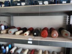 ~16 Spools of Assorted Part Used Thread and Yarn