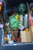 Large Tub of Household Goods; Decorative Items, Fl