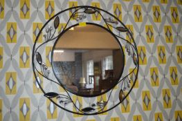 Decorative Metal Framed Wall Mirror