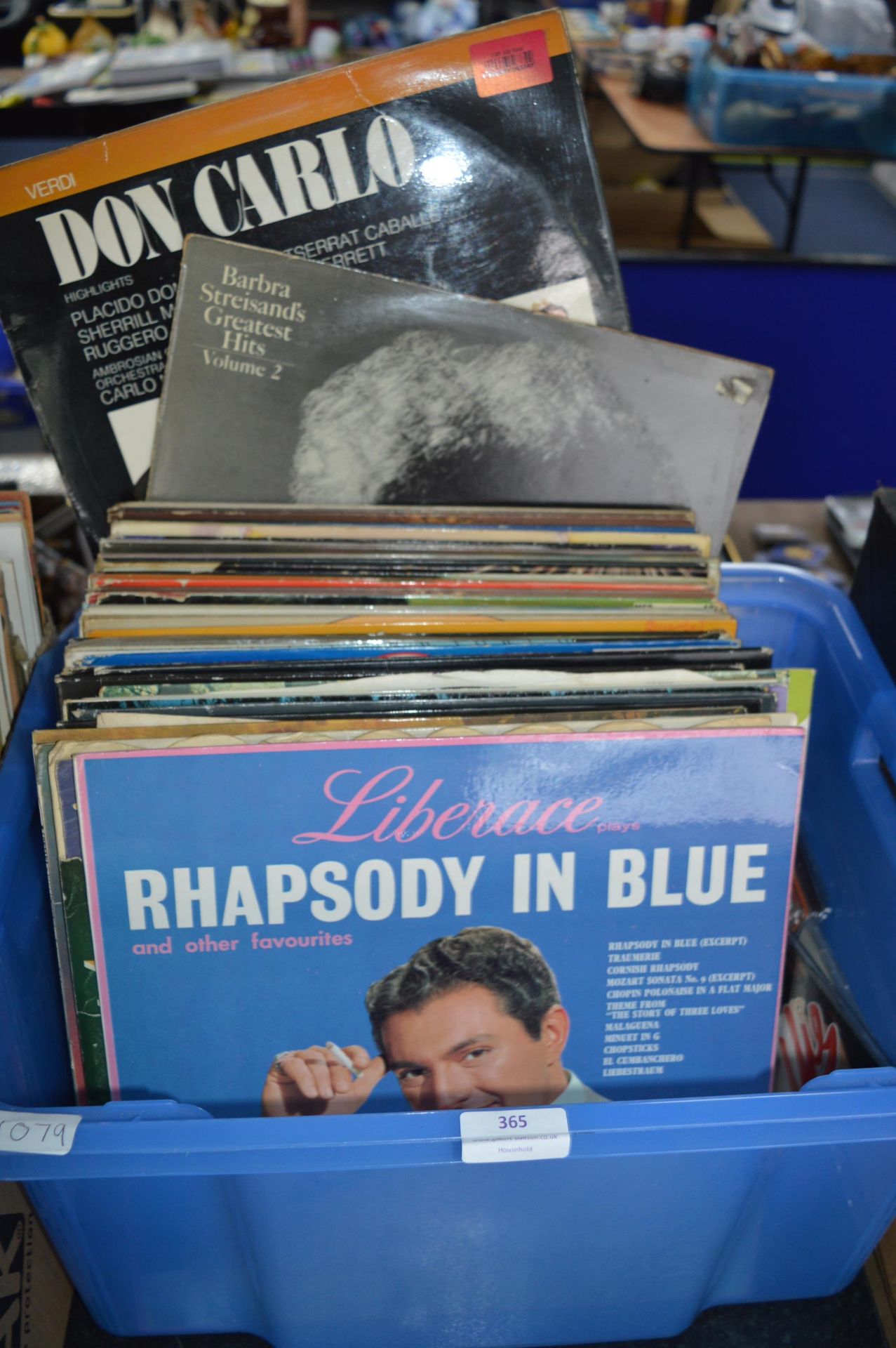 12" LP Records and a Case of Singles