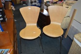 Pair of Stacking Chairs