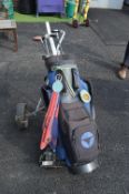 Tailormade Golf Trolley and Clubs