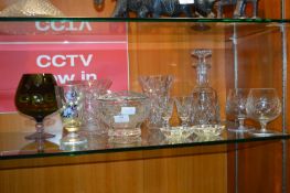 Glass Vases, Decanter, etc.