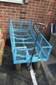 Blue Pull-Along Outdoor Trolley