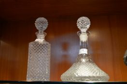 Two Glass Decanters