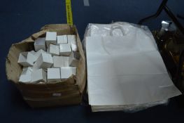 Large pack of Paper Carrier Bags and Gift Boxes