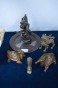 Chinese Tortoise Figures plus Lion, Dragon, etc.