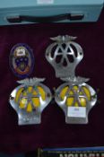 Three Vintage AA Badges plus Royal Collage Nursing