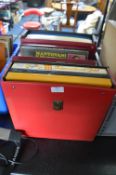 Two Record Cases Containing Boxed LP Records etc.