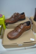 Two Pairs of Clifford James Gents Leather Shoes Si