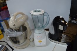 Mullinex Blender, Breville Kettle, and Ambiano Foo