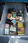 Large Tub of Vintage Cassette Tapes