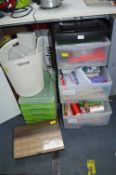 Storage Drawers Containing Craft Materials etc.
