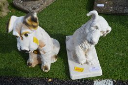 Pair of Terrier Dog Ornaments