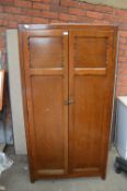 1930's Oak Double Wardrobe