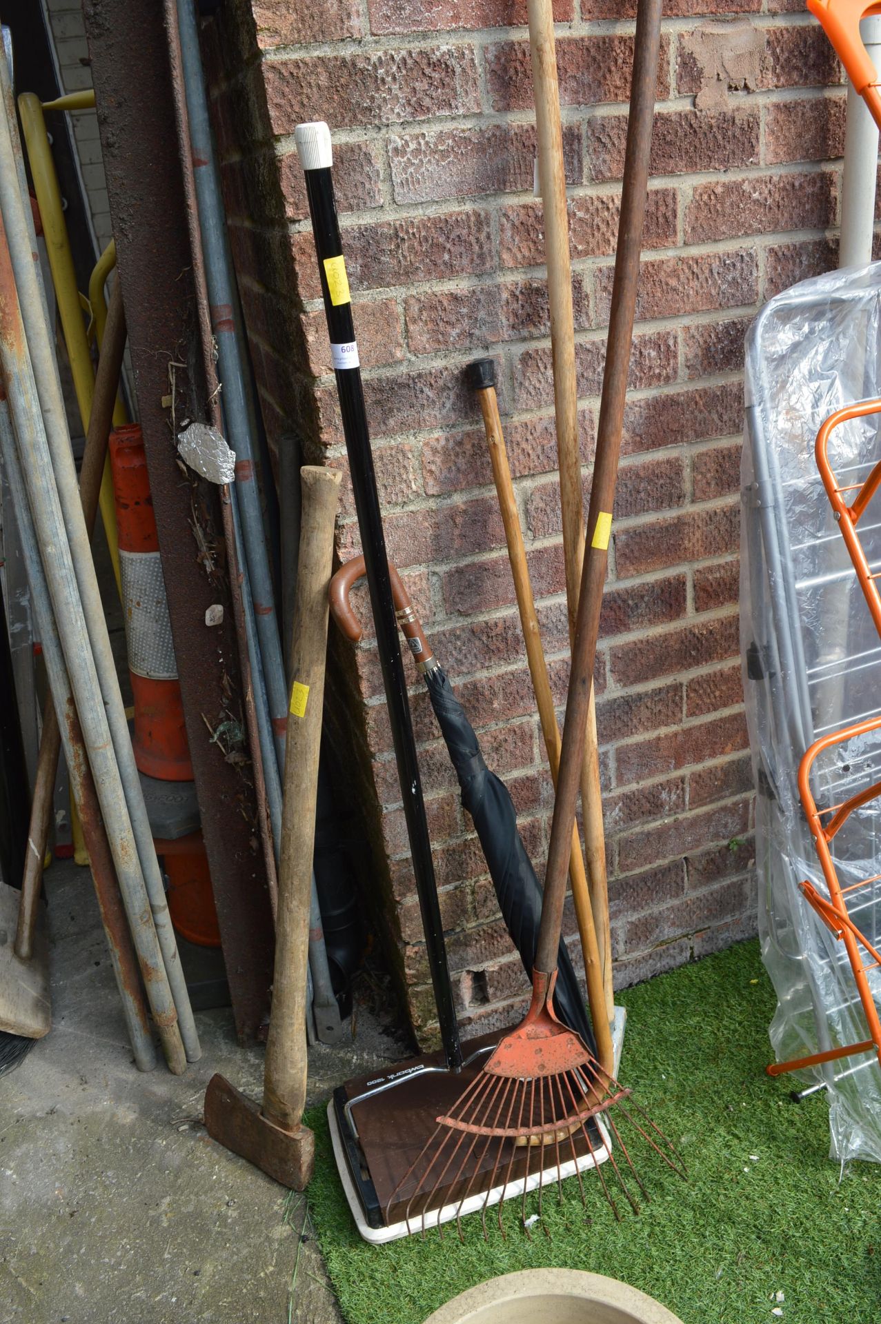 Garden Tools and Carpet Sweeper