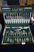 Vintage Cutlery Canteen and Contents